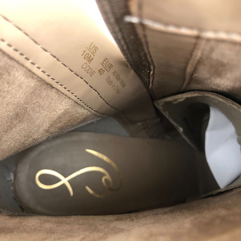 New Sam Edelman Codie Croc Square Toe Block Heel … - image 6